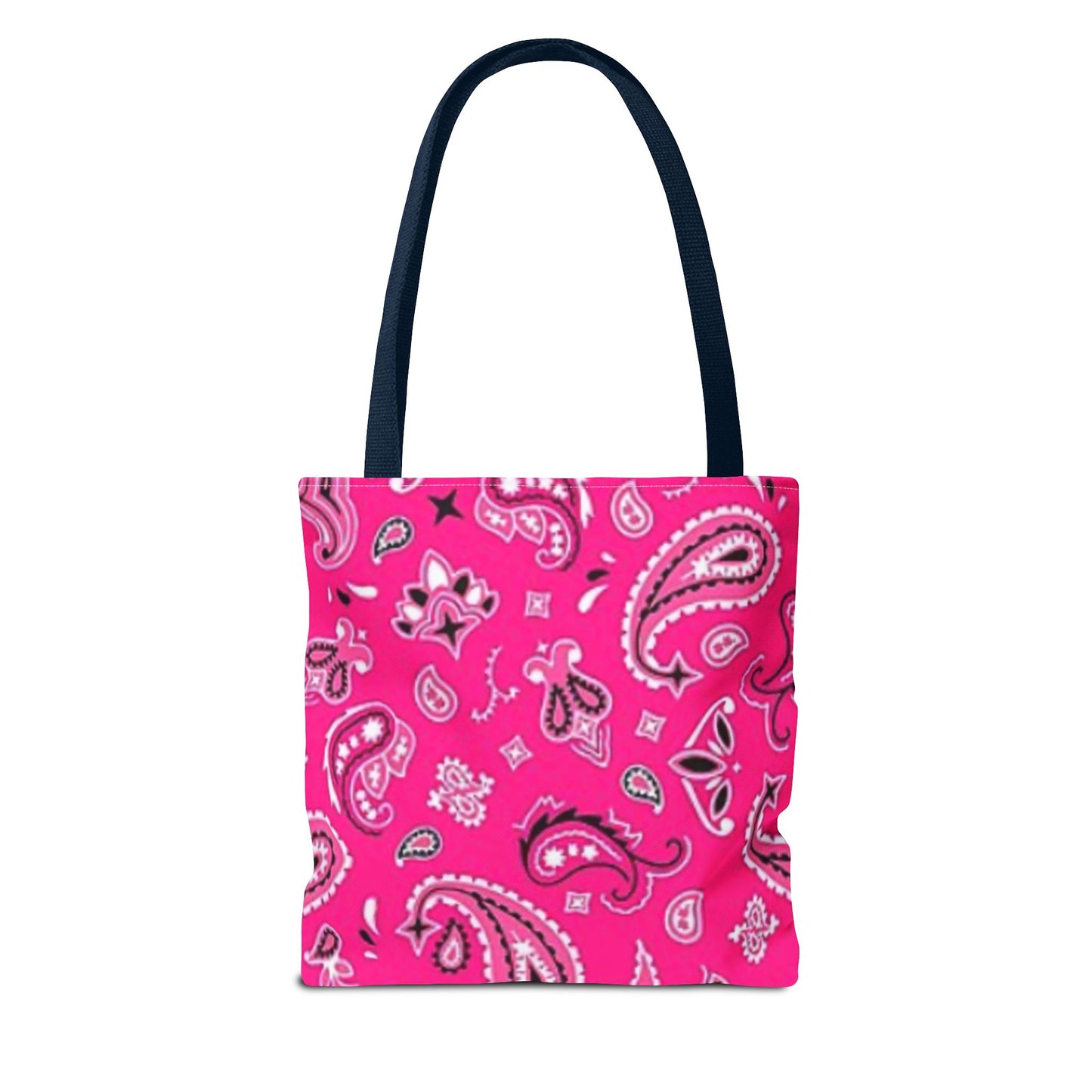 Pink Bandanna Tote Bag, Bandanna Tote Bag (AOP)