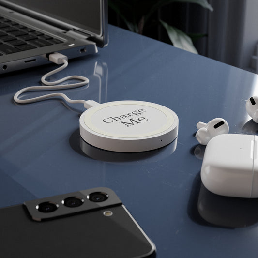 Customizable Wireless Charging Pad - Enter Text Design