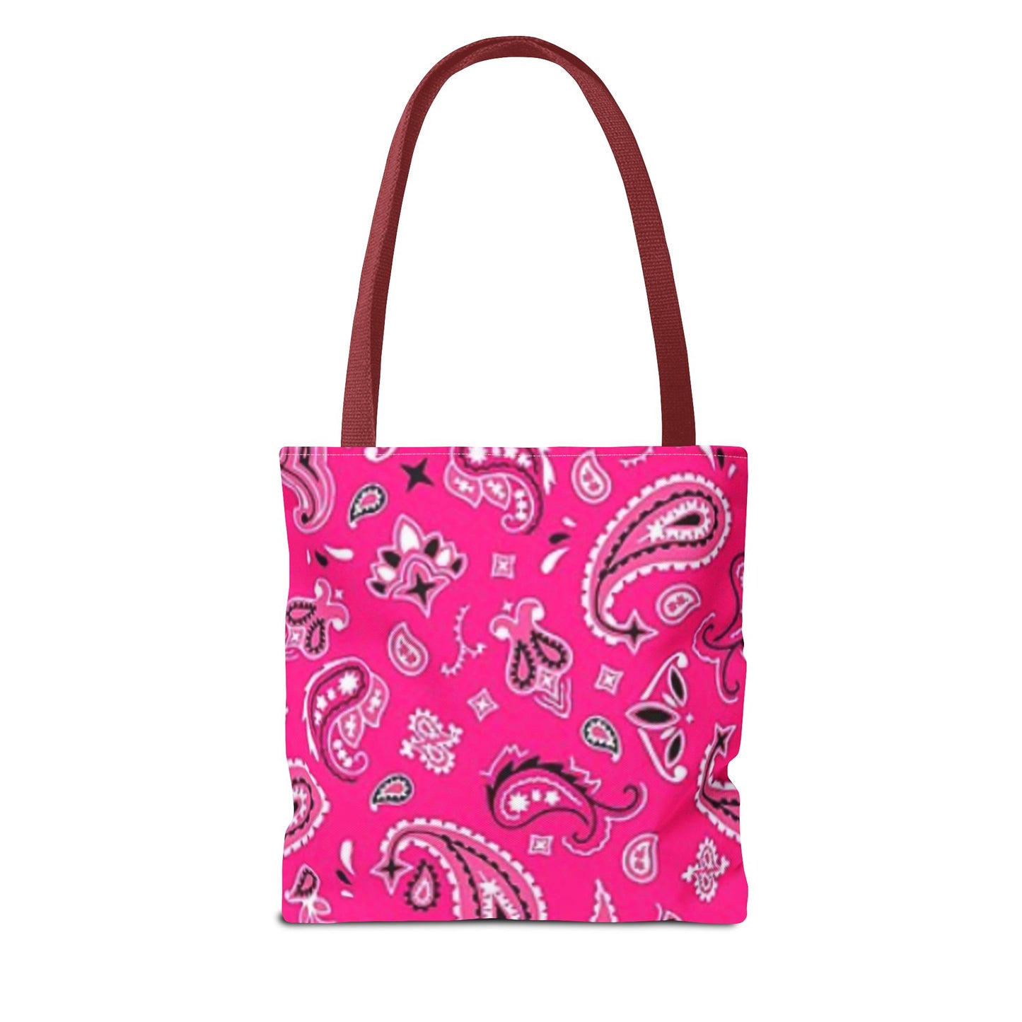 Pink Bandanna Tote Bag, Bandanna Tote Bag (AOP)