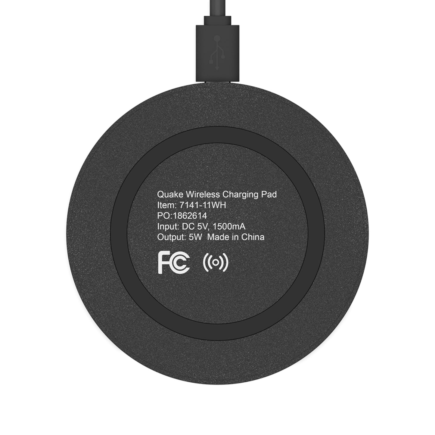 Customizable Wireless Charging Pad - Enter Text Design