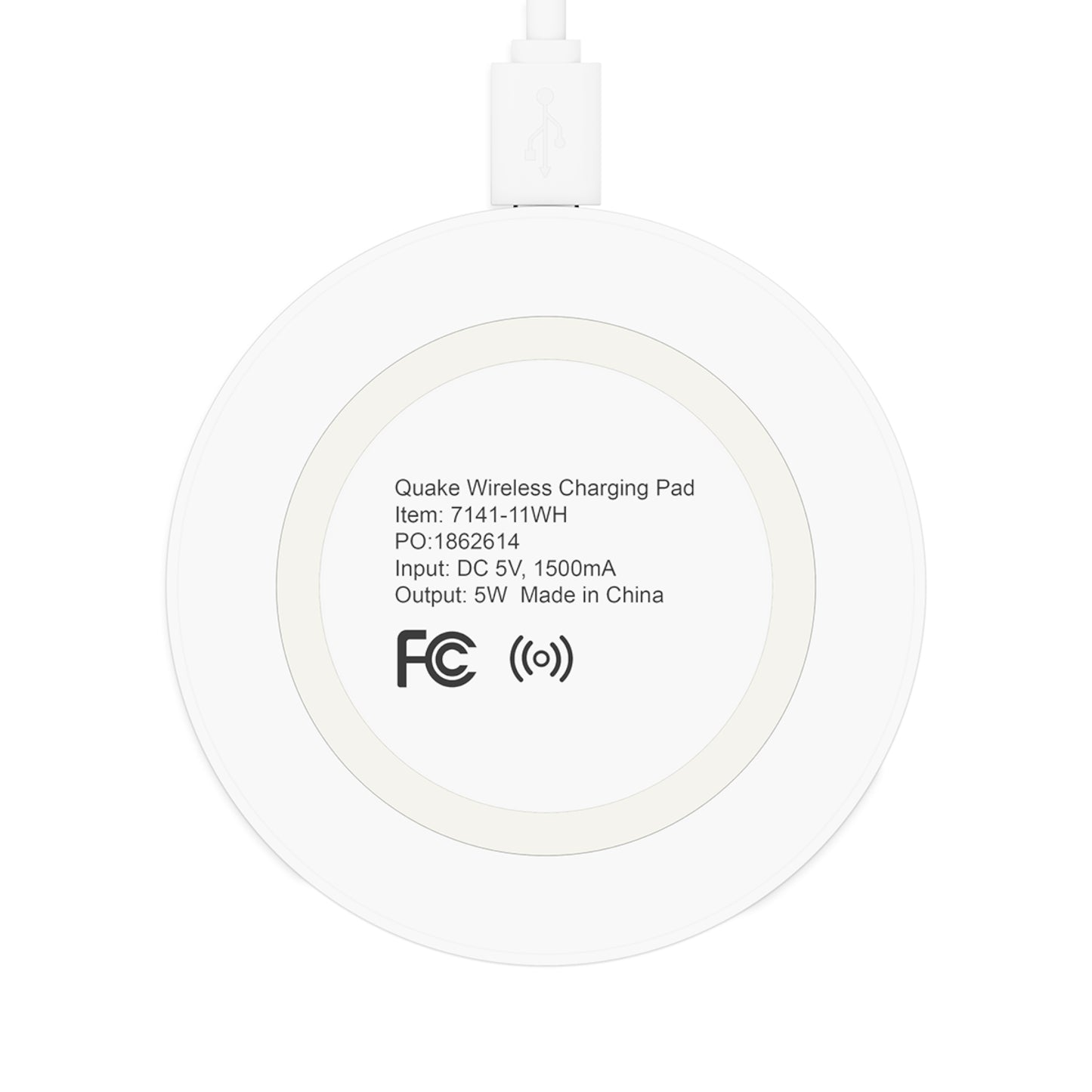 Customizable Wireless Charging Pad - Enter Text Design