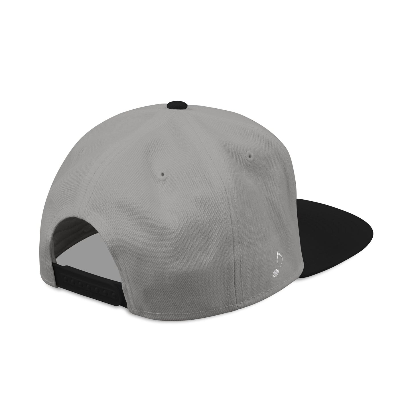 Bass Clef Snapback Hat — Embroidered Music Note Cap for Musicians & Music Lovers