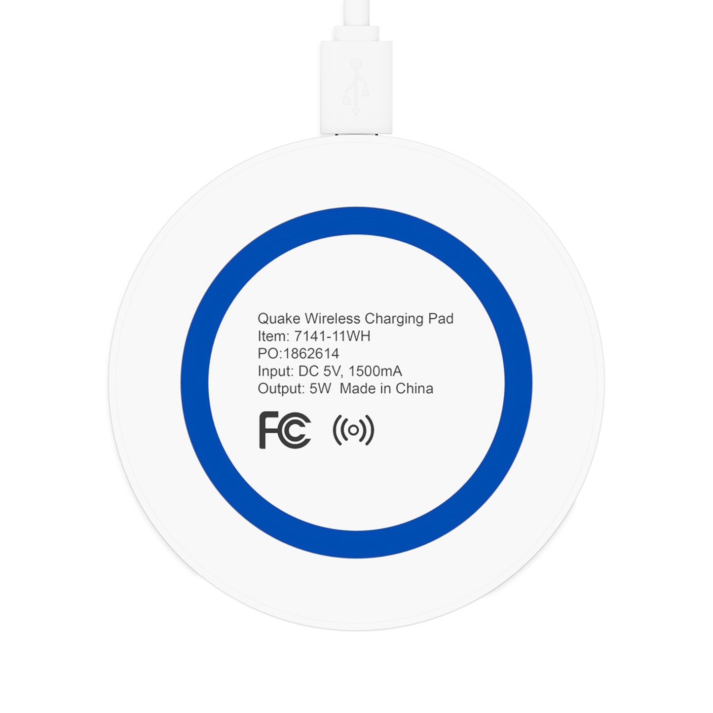 Customizable Wireless Charging Pad - Enter Text Design