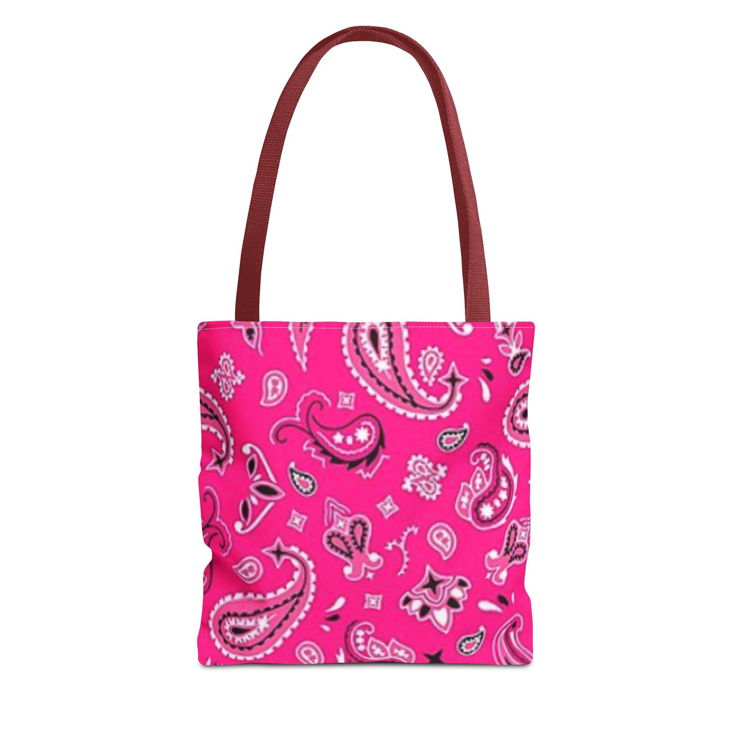 Pink Bandanna Tote Bag, Bandanna Tote Bag (AOP)