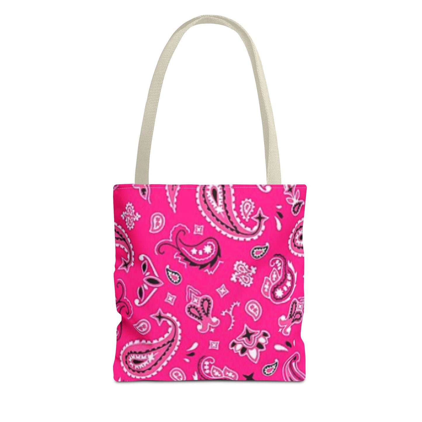 Pink Bandanna Tote Bag, Bandanna Tote Bag (AOP)